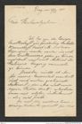 Nachlass Franz Steindachner, Brief von Degler an Franz Steindachner (29.01.1901), Inv.Nr. 103.01, Seite 1